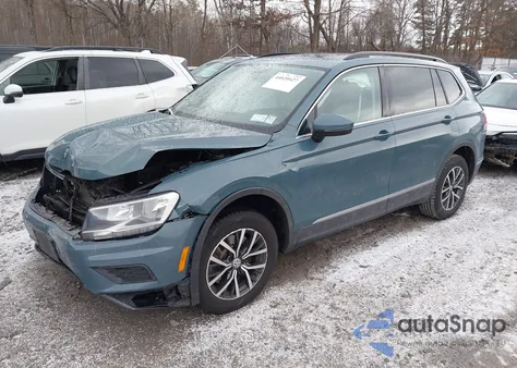 2020 Volkswagen Tiguan 2.0T Se/2.0T Se R-Line Black/2.0T Sel из США, поврежденный, VIN 3VV2B7AX8LM052874